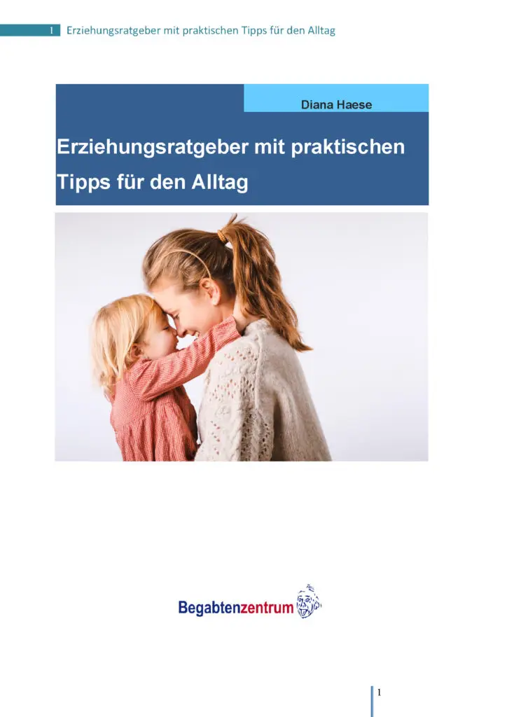 Cover des E-Books ‚Erziehungsratgeber – Praktische Tipps für den Alltag‘, ideal für Eltern und Erziehungsberechtigte.